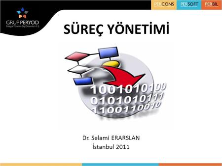SÜREÇ YÖNETİMİ Dr. Selami ERARSLAN İstanbul 2011.
