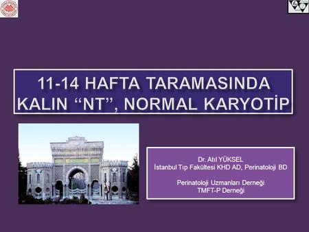 11-14 HAFTA TARAMASINDA KalIN “NT”, normal karyotİp