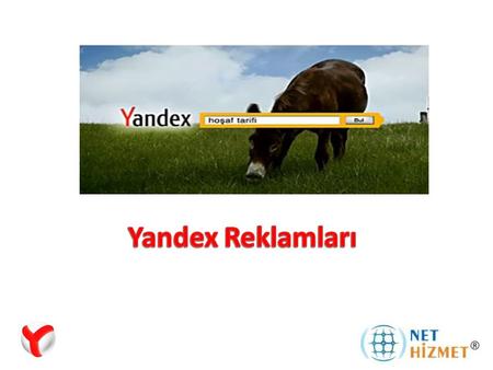 Yandex Reklamları.