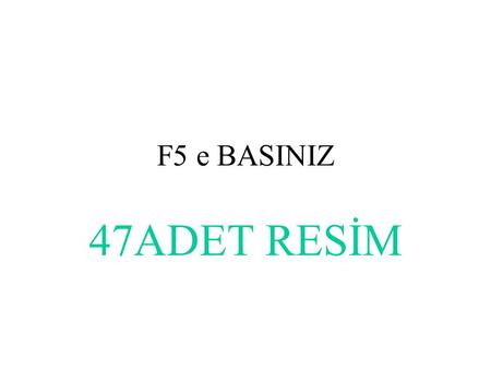 F5 e BASINIZ 47ADET RESİM.