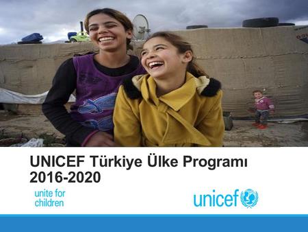 UNICEF Türkiye Ülke Programı