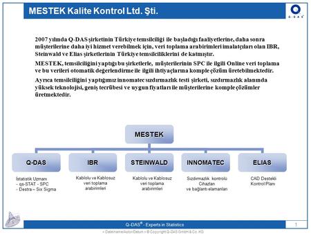 MESTEK Kalite Kontrol Ltd. Şti.