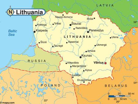 Devletin adı: Litvanya Cumhuriyeti Başkenti :  Vilnius 
