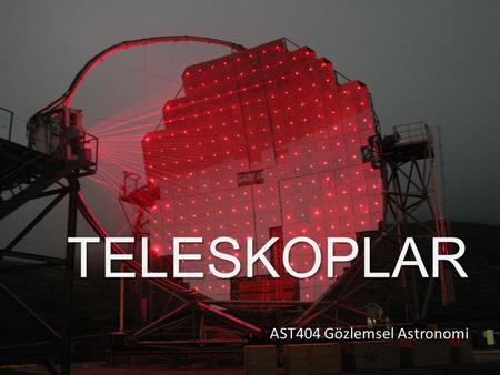 AST404 Gözlemsel Astronomi