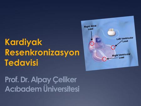 Prof. Dr. Alpay Çeliker Acıbadem Üniversitesi