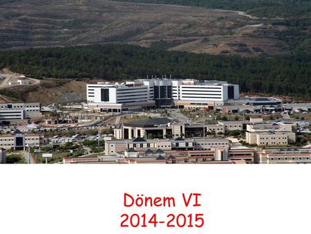 Dönem VI 2014-2015.