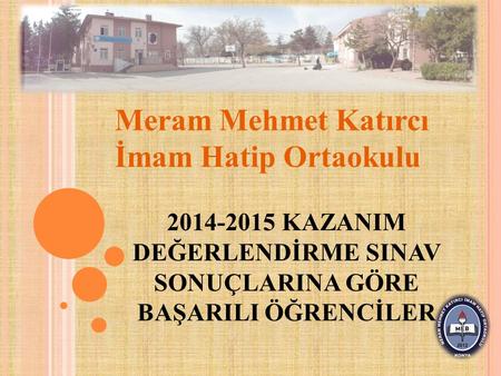 Meram Mehmet Katırcı İmam Hatip Ortaokulu