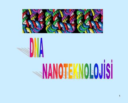 DNA NANOTEKNOLOJİSİ.
