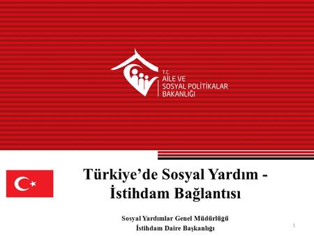 Türkiye’de Sosyal Yardım - İstihdam Bağlantısı