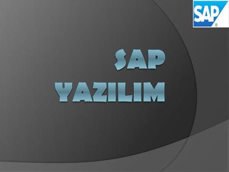 SAP YAZILIM.