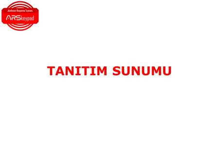TANITIM SUNUMU.