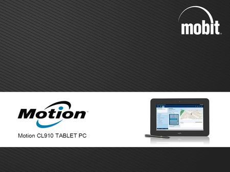 Motion CL910 TABLET PC 1.
