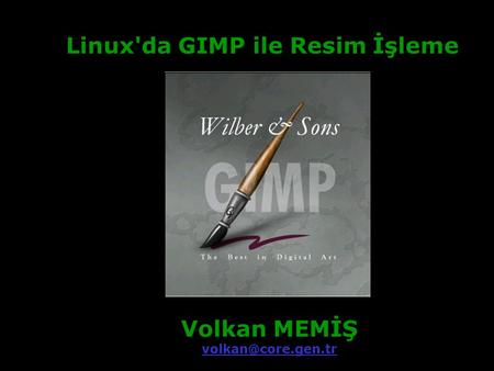Linux'da GIMP ile Resim İşleme
