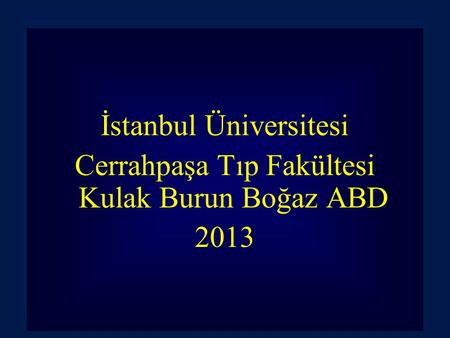 Misyon İstanbul Üniversitesini örnek bir akademik ünite olarak ülkemizde ve dünyada temsil etmek Bilimsel araştırmalar yapmak Öğrencilerin, uzmanlık öğrencilerinin.