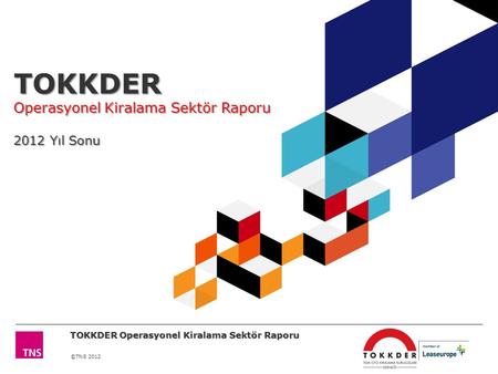 TOKKDER Operasyonel Kiralama Sektör Raporu 2012 Yıl Sonu