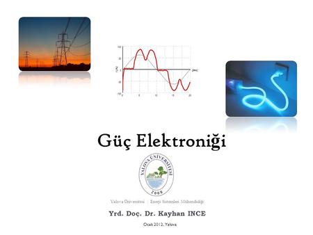 Yalova Üniversitesi | Enerji Sistemleri Mühendisliği|