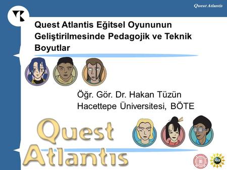 Quest Atlantis Eğitsel Oyununun