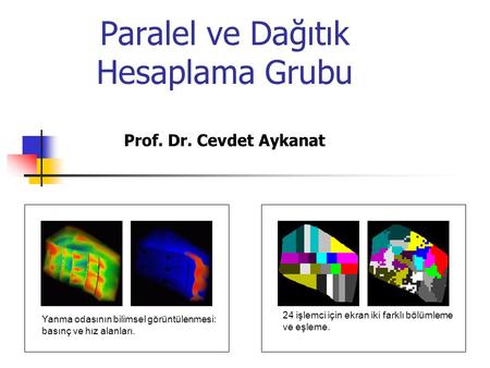 Paralel ve Dağıtık Hesaplama Grubu Prof. Dr. Cevdet Aykanat