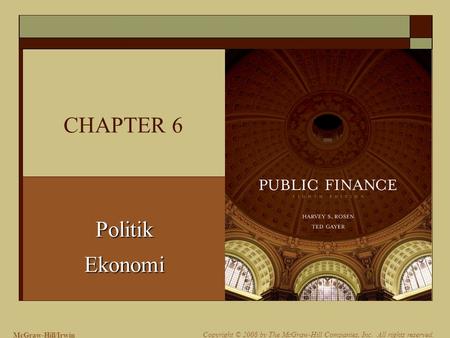 CHAPTER 6 Politik Ekonomi.