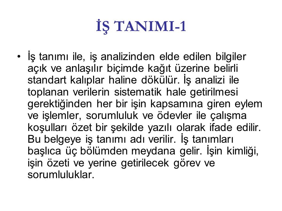 İŞ TANIMI-1