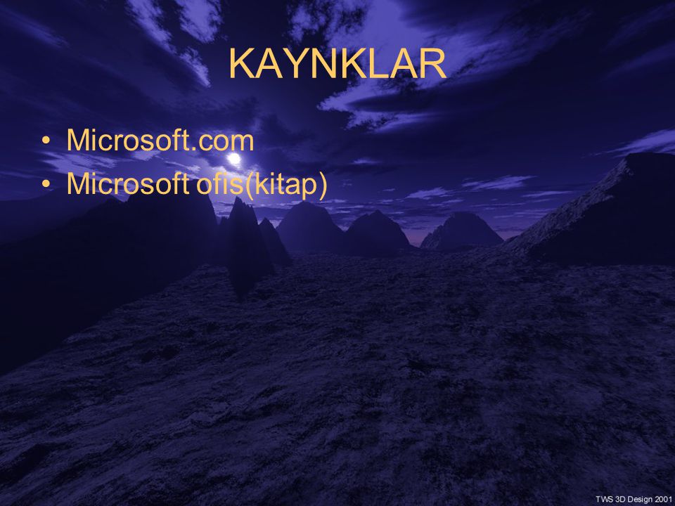 KAYNKLAR Microsoft.com Microsoft ofis(kitap)