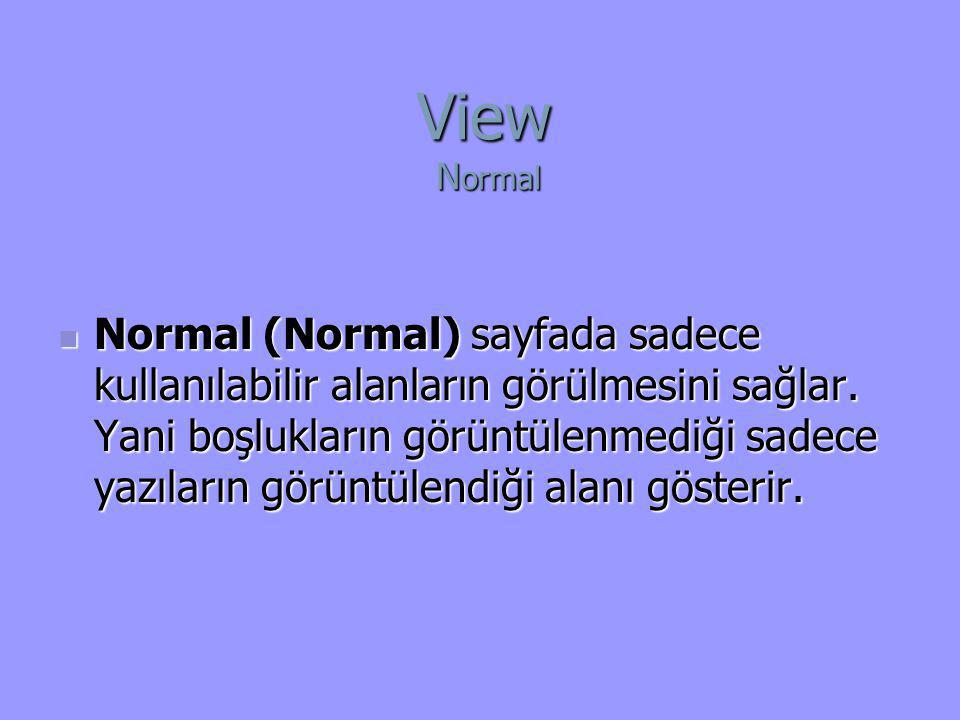View Normal
