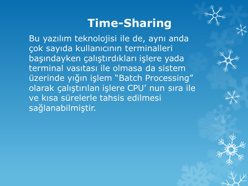 Time-Sharing