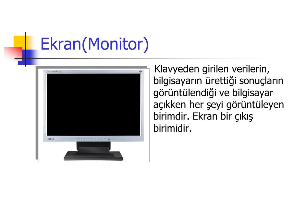 Ekran(Monitor)