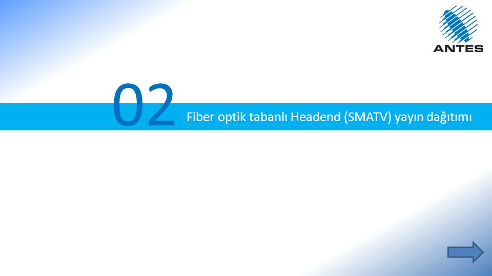 02 Fiber optik tabanlı Headend (SMATV) yayın dağıtımı