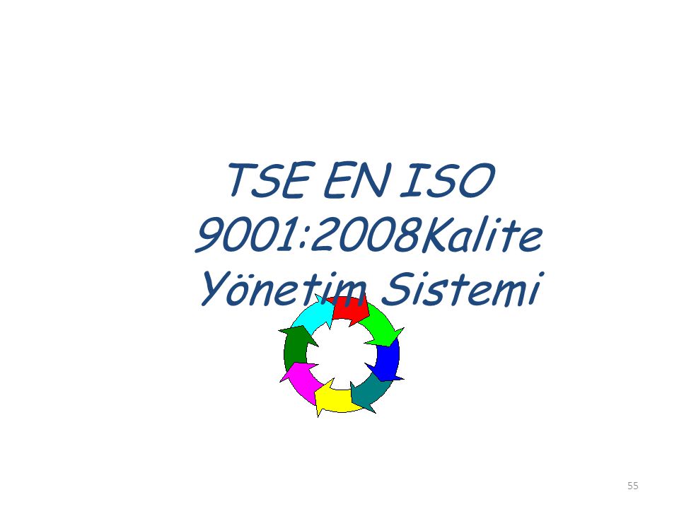 TSE EN ISO 9001:2008Kalite Yönetim Sistemi