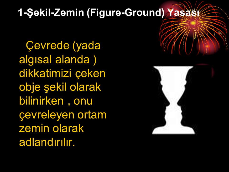 1-Şekil-Zemin (Figure-Ground) Yasası