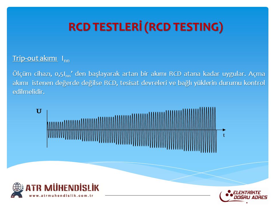 RCD TESTLERİ (RCD TESTING)