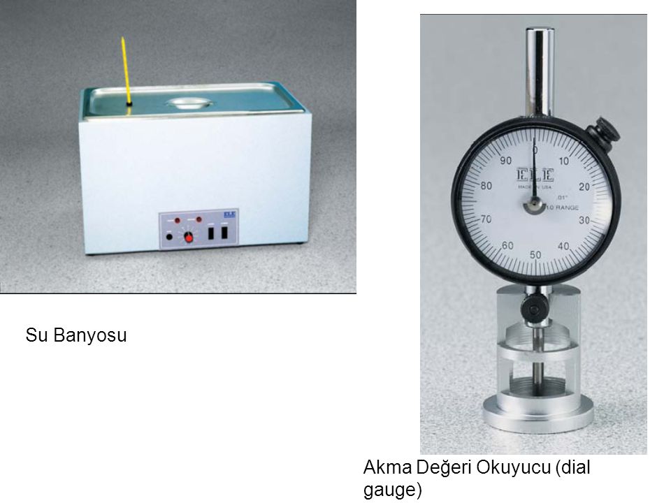 Su Banyosu Akma Değeri Okuyucu (dial gauge)