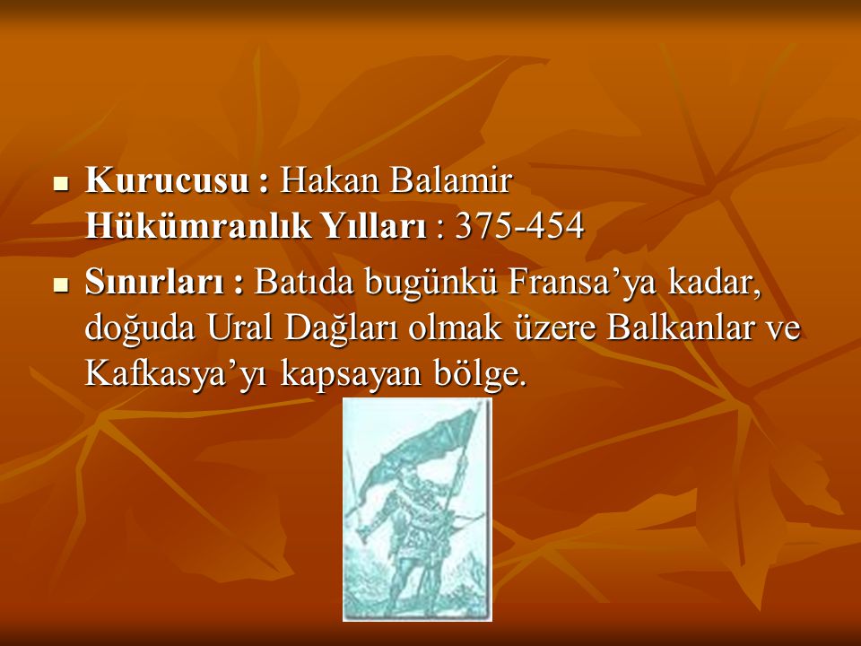 Kurucusu : Hakan Balamir Hükümranlık Yılları :