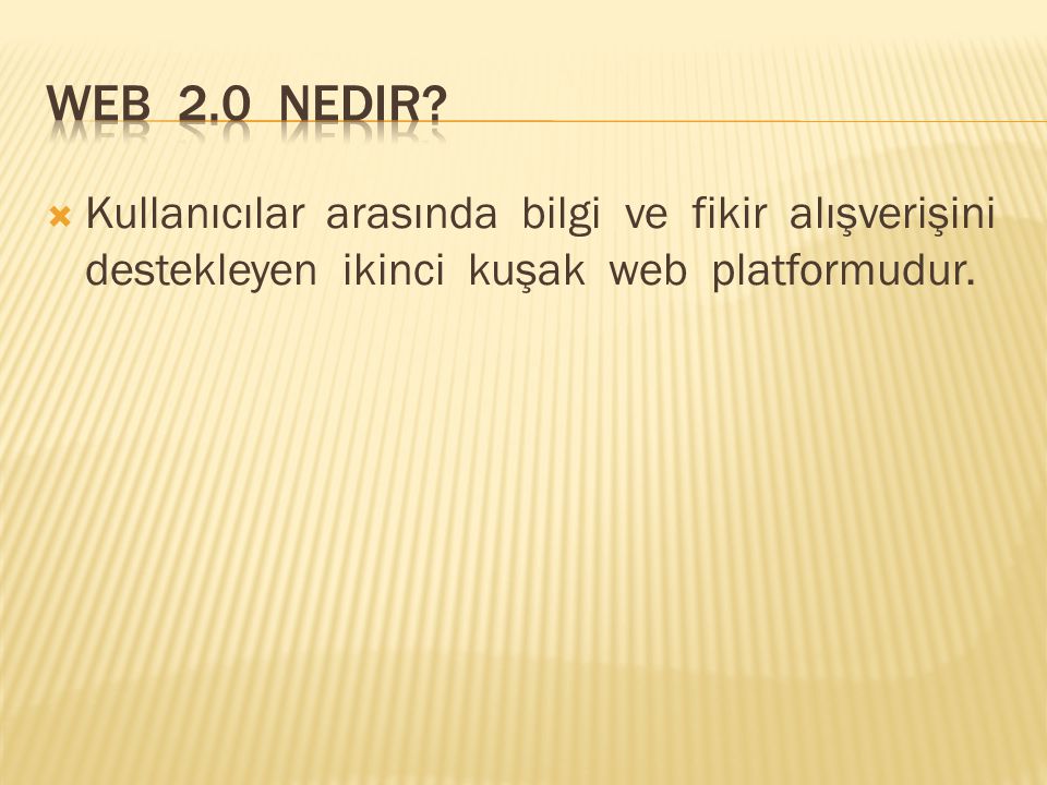 Web 2.0 nedir.