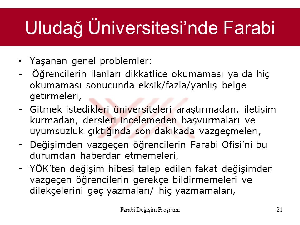 Uludağ Üniversitesi’nde Farabi
