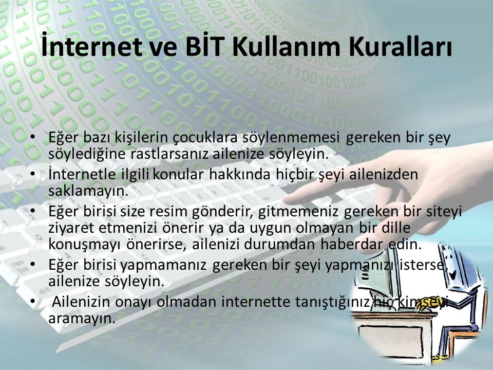 İnternet ve BİT Kullanım Kuralları