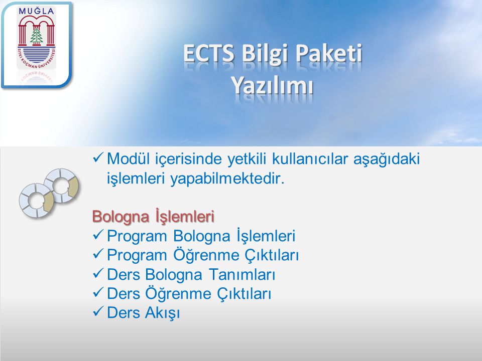 ECTS Bilgi Paketi Yazılımı