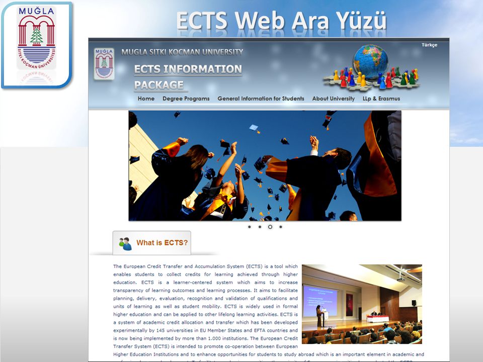 ECTS Web Ara Yüzü