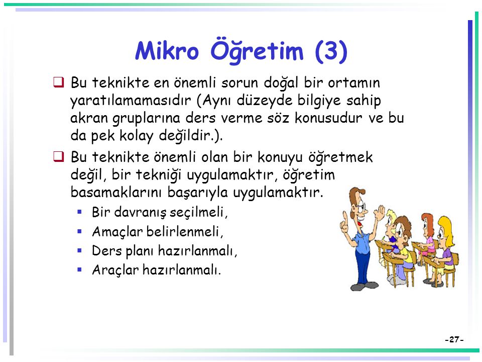 Mikro Öğretim (3)