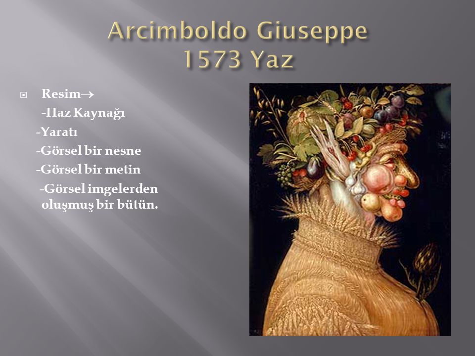 Arcimboldo Giuseppe 1573 Yaz