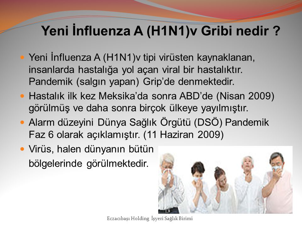 Yeni İnfluenza A (H1N1)v Gribi nedir