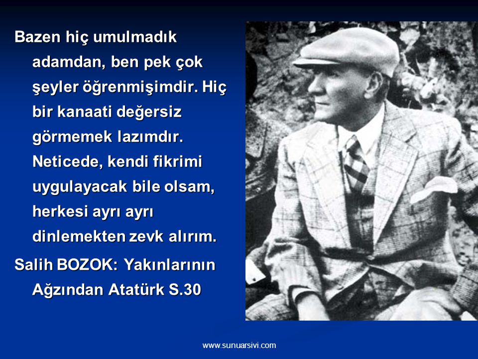 Salih BOZOK: Yakınlarının Ağzından Atatürk S.30
