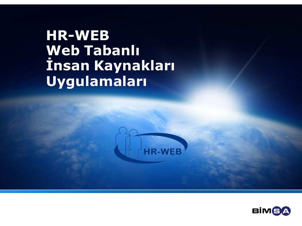 HR-WEB Web Tabanlı İnsan Kaynakları Uygulamaları