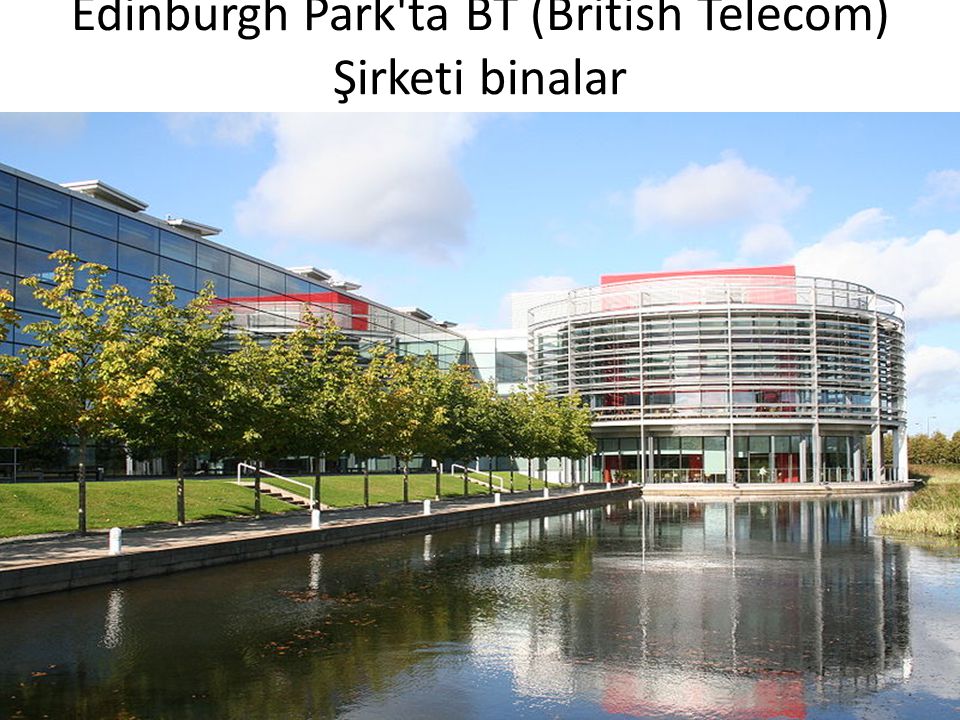 Edinburgh Park ta BT (British Telecom) Şirketi binalar