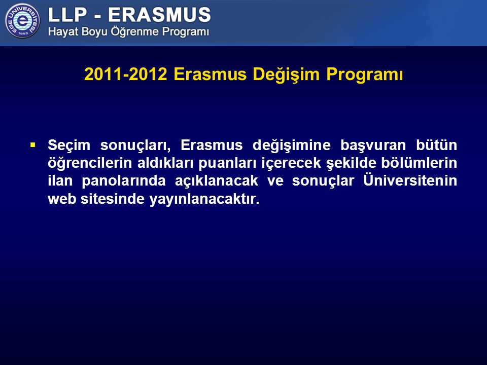Erasmus Değişim Programı