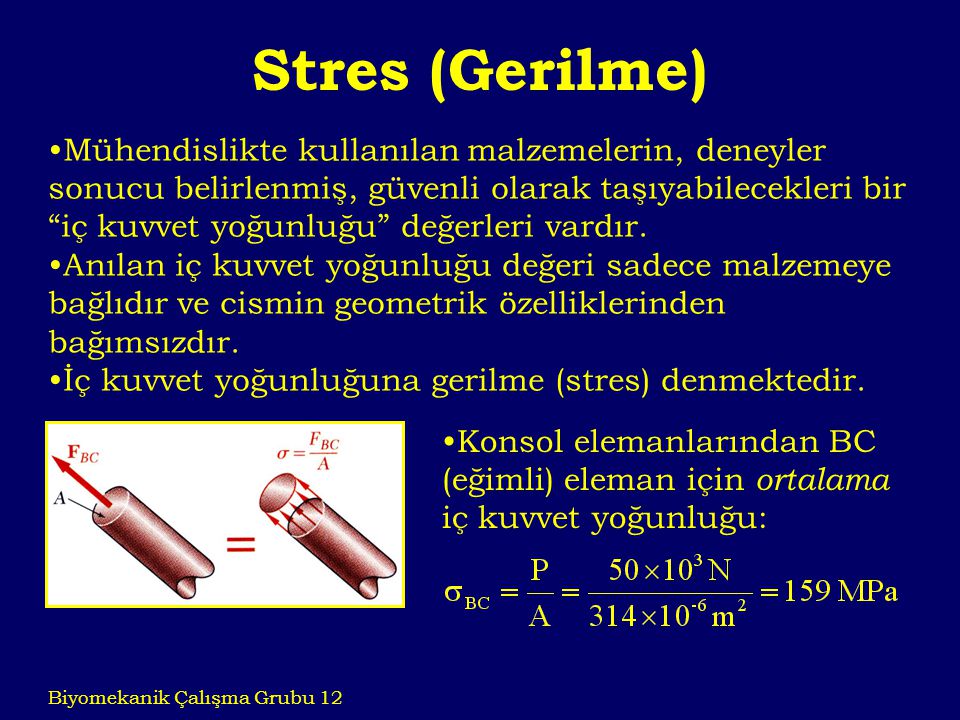 Stres (Gerilme)