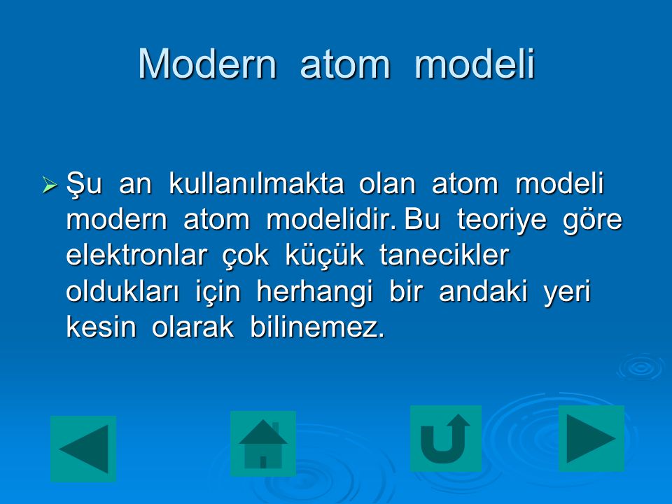Modern atom modeli