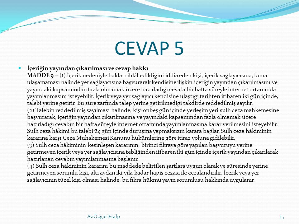 CEVAP 5