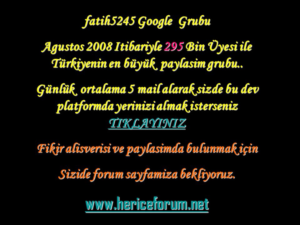 fatih5245 Google Grubu